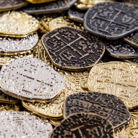 bag of fake pirate coins|pirate gold coins for sale.